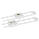 ترباس باب كلوز مي 1 (2 قطعة، أبيض) هوك