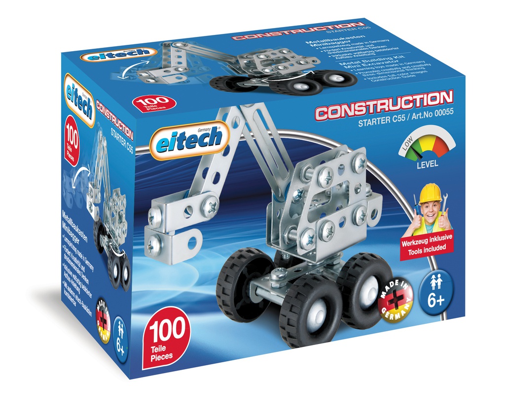 Eitech Metal Building Kit Mini-Digger