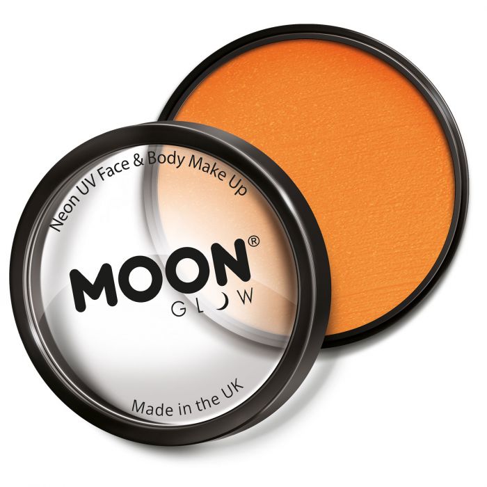 Pro Face Paint Cake Pots - Bright Orange( Clamshell) 
