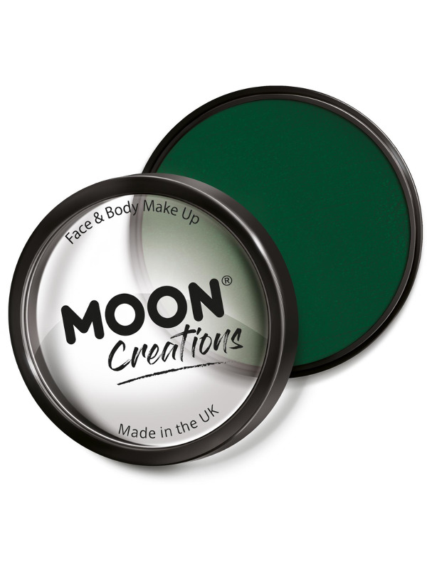 Pro Face Paint Cake Pots - Dark Green  ( Clamshell) 