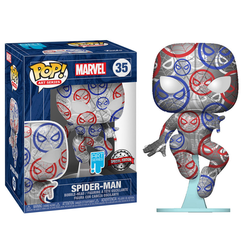 Funko POP Marvel Art Series-35 -Spider-Man National Era