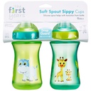 TFY Soft Spout Sippy Cup (Boy) 2Pk 9Oz