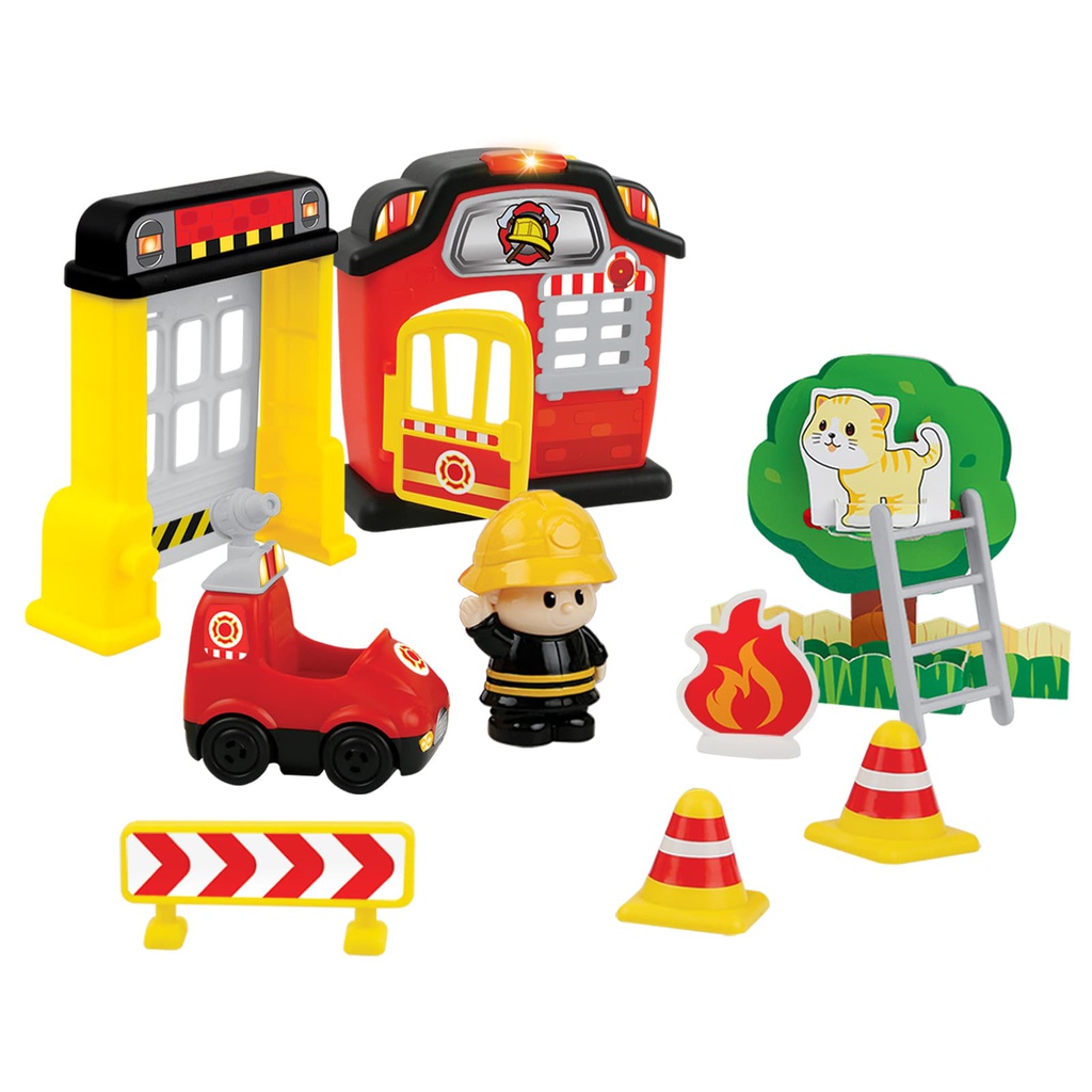 Fun fire station playset