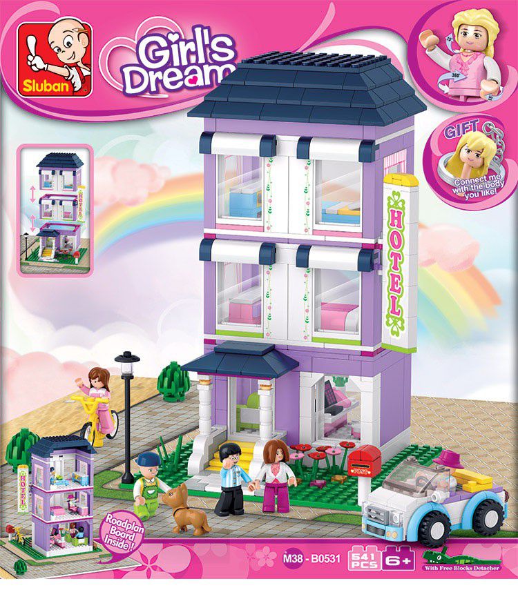 سلوبان قطع تركيب فندق بناتي541قطعه