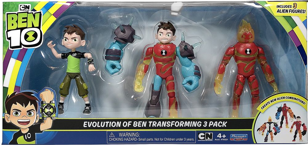 Ben 10 Evolution Figures - 3 Pieces