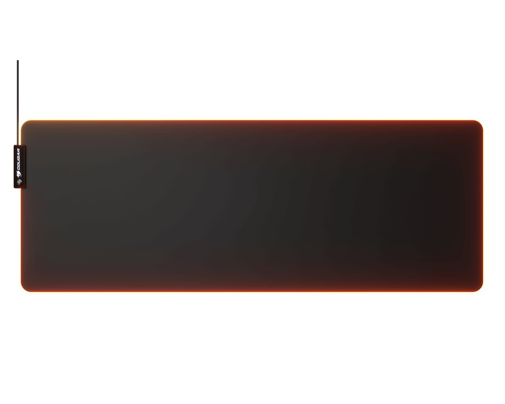 MOUSE PAD NEON X / CLOTH / RGB / ANTI-SLIP / 4MM THICK / BLACK / EXTRA-LARGE (XL)