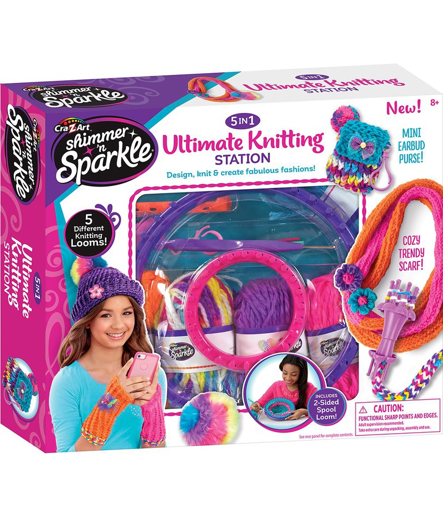 Shimmer and Sparkle 3 in 1 Super Knitting Machine Wool Machine