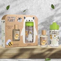 [9744] Ayou my planet 100ml eau de toilette + water bottle