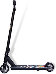 [9812] Tiny Wheel Stunt Scooter - Skull , Black , 9812