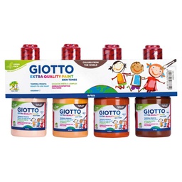 [542800] GIOTTO SKIN TONES PAINT SET 4X250ML