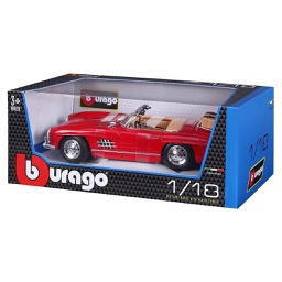 [bur18-12049r] 1/18 Borago Mercedes-Benz 300 SL - Red