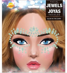 [15825] Jewelry stuck to the face glowing in the dark