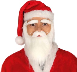 [11968] WHITE BEARD, MOUSTACHE AND EYEBROWS