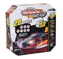 [212051012] Set of 4 Majorette Metal Cars