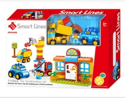 [77004] Semino Bricks Cars 68 Piece Set