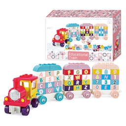 [77014] Building and installing a 65-piece train toy