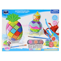 [868-D27] لعبة تلوين وعاء الفاكهة بورسلين