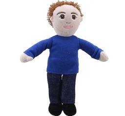 [PC002230] Finger puppet house Hairy hair 20 cm