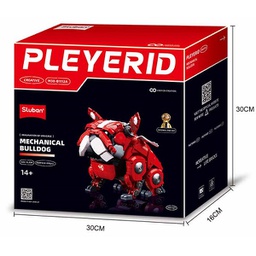 [M38-B1112A] Sluban Blue Bulldog Robot - 890 Pieces