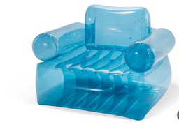 [INT66503] انتكس كرسي بذراعين أزرق شفاف