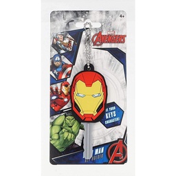 [69068] Soft Touch PVC Key Holder - Iron Man Classic