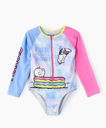 [PNT800937A] Snoopy One Piece Girls Swimsuit