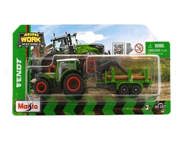 [MDC15590] Maisto mini tractor and trailer for work