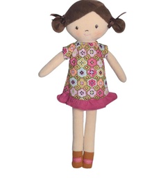 [7463] Bonica - Ivy in a pink and green printed dress