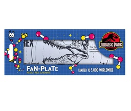 [UV-JP138] Jurassic Park Tin Sign T-Rex Schematic