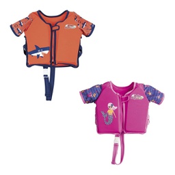 [26-32147] Half-sleeved cork swim jacket for boys and girls