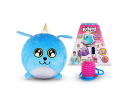 [ELO-BIG001-UD] لعبة بيجيز المحشوة القابلة للنفخ - يونيكورن أزرق