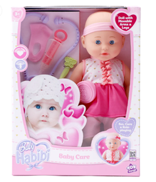 [BH-697913] Baby Habibi Doll Baby Care 14inch