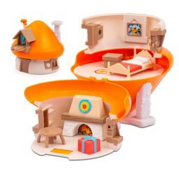 [PUF20] The Smurfs is a play set consisting of the house of the Magical Smurfs character