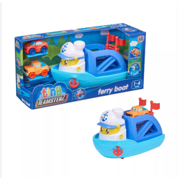 [1417444] Teamsters mini boat toy with two cars