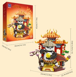 [86509] Pantasi - Kung Fu Panda Dragon Warrior Building and Assembly - 1269 pieces