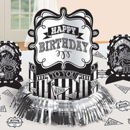 [SQUI2958] Christmas table decoration set black and white color