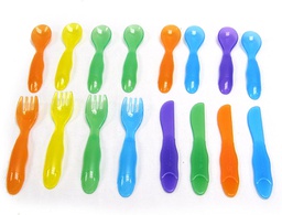 [ZT1220] أدوات المائدة للأطفال الصغار  من ذا فيرست ييرز - 16 قطعة