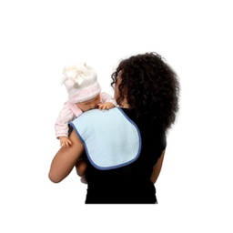 [MCY21181] MyCey Muslin bib / burp cloth - blue