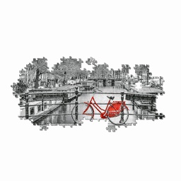 [39440] CLEMENTONI PUZZLE 1000 PANORAMA AMSTERDAM