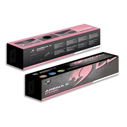 [CG-MP-ARENA X-XL-PINK] أرضية ماوس أرينا اكس / قماش / مانع للانزلاق / مقاوم للماء / 5 مم سميك / وردي / كبير جدًا (XL)