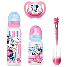 [TRHA1727] 4-piece Minnie Mouse feeding set