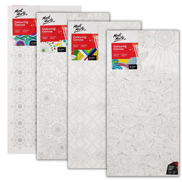 [CACL3060] MONT MARTE Colouring Canvas 30x60cm 4 asstd